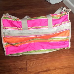 LeSportSac Overnight bag Kasey Bahia stripe
